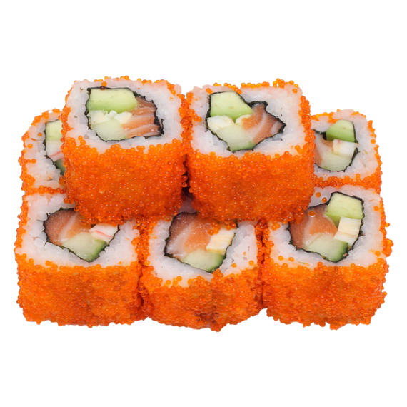 California Roll With Salmon
